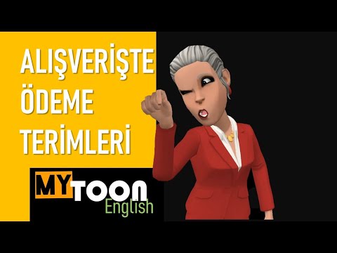 Mytoonenglish- İngilizce Alışveriş - Ödeme Yapma Terimleri