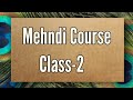 Mehndi class2 how to learn mehndi for beginnerscircle practicehow to learn hennamehndi class