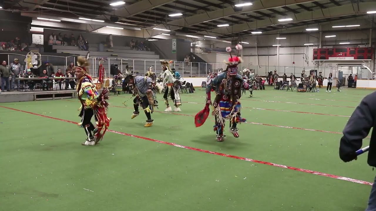 OLCN Christmas/New Year Powwow 2022, Adult Men's Chicken Dancers Category, Tuesday...