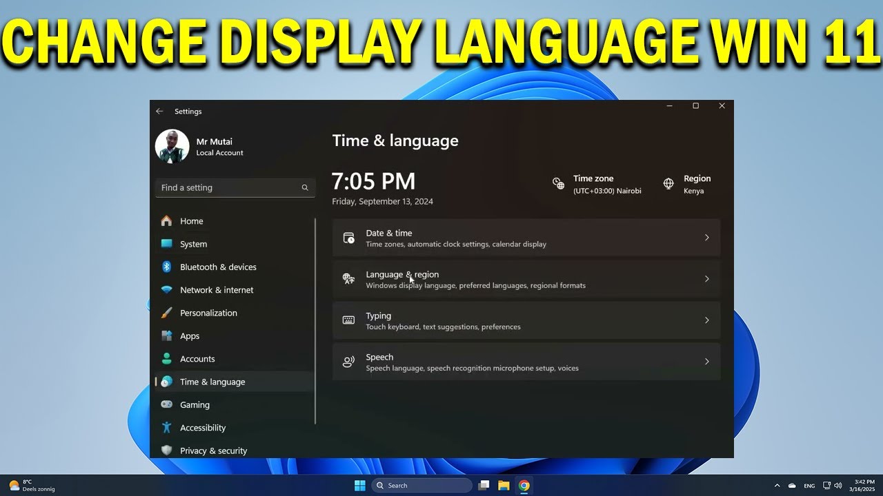 How To Change Display Language in Windows 11 - Quick Fix - YouTube