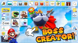 What if Mario Maker 2 Had a Boss Creator?!