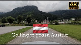 Driving from golling austria to gosau