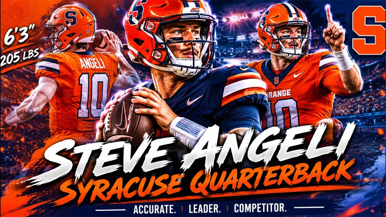 Steve Angeli QB Syracuse - YouTube