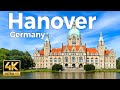 Hanover, Germany Walking Tour (4k Ultra HD 60fps)