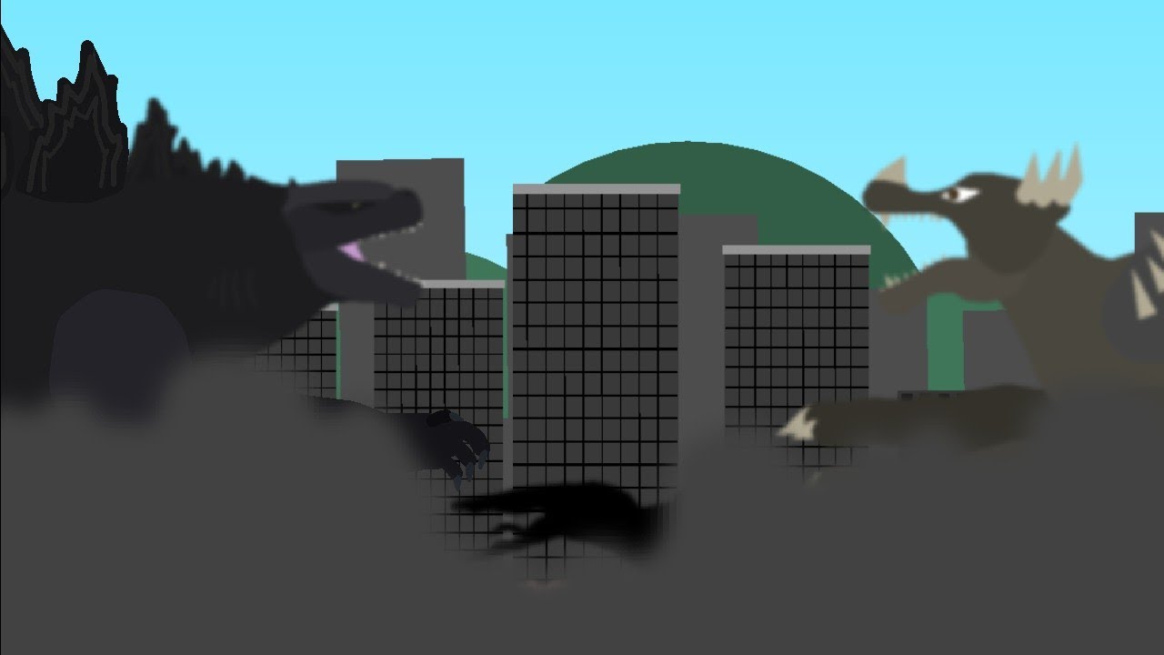 Godzilla vs Anguirus part 1 | Animation - YouTube