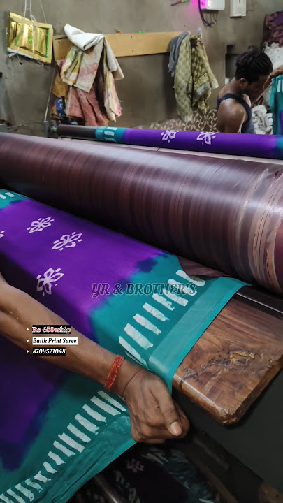 Lenin batik print saree