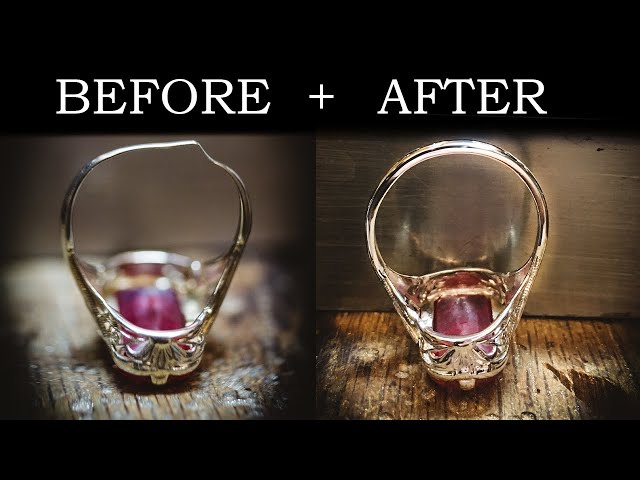 How To Repair A Thin Ring Shank - YouTube