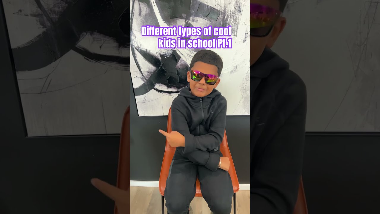 Different Types Of Cool Kids On School Pt 1