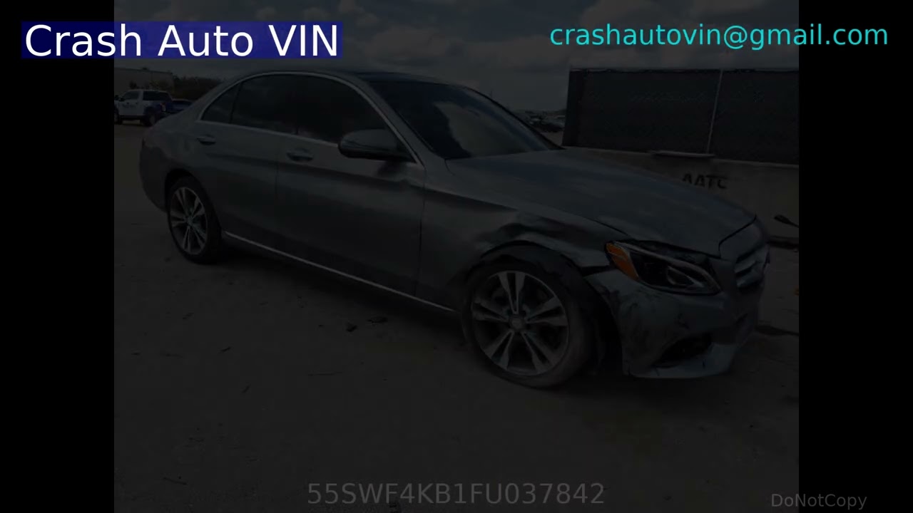 55SWF4KB1FU037842 Mercedes-benz 2015 c-class 300 4matic