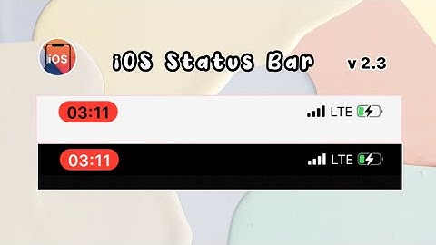 Update! iPhone 13 Status Bar on Android | X-Status v 2.3