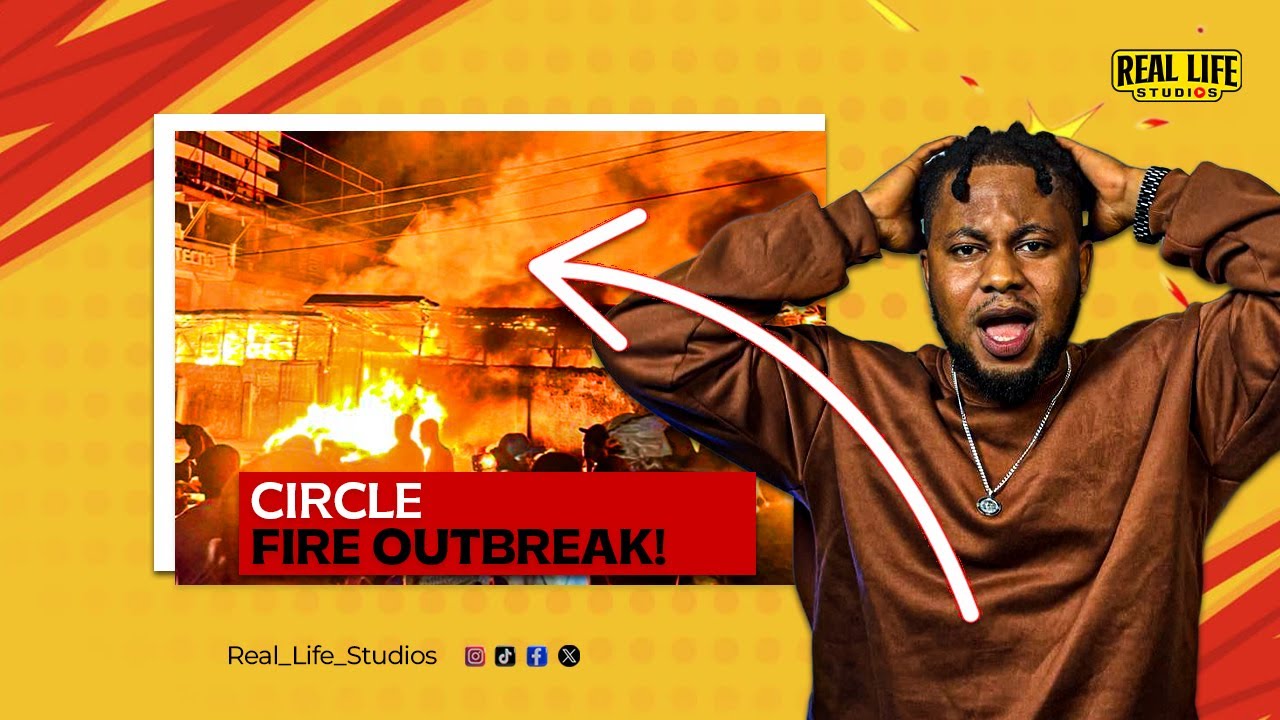      F!RE OUTBREAK At Kwame Nkrumah Circle 😳😳| INFO DEY