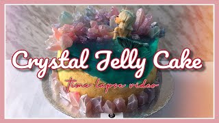 Crystals Jelly Cake (time lapse video)