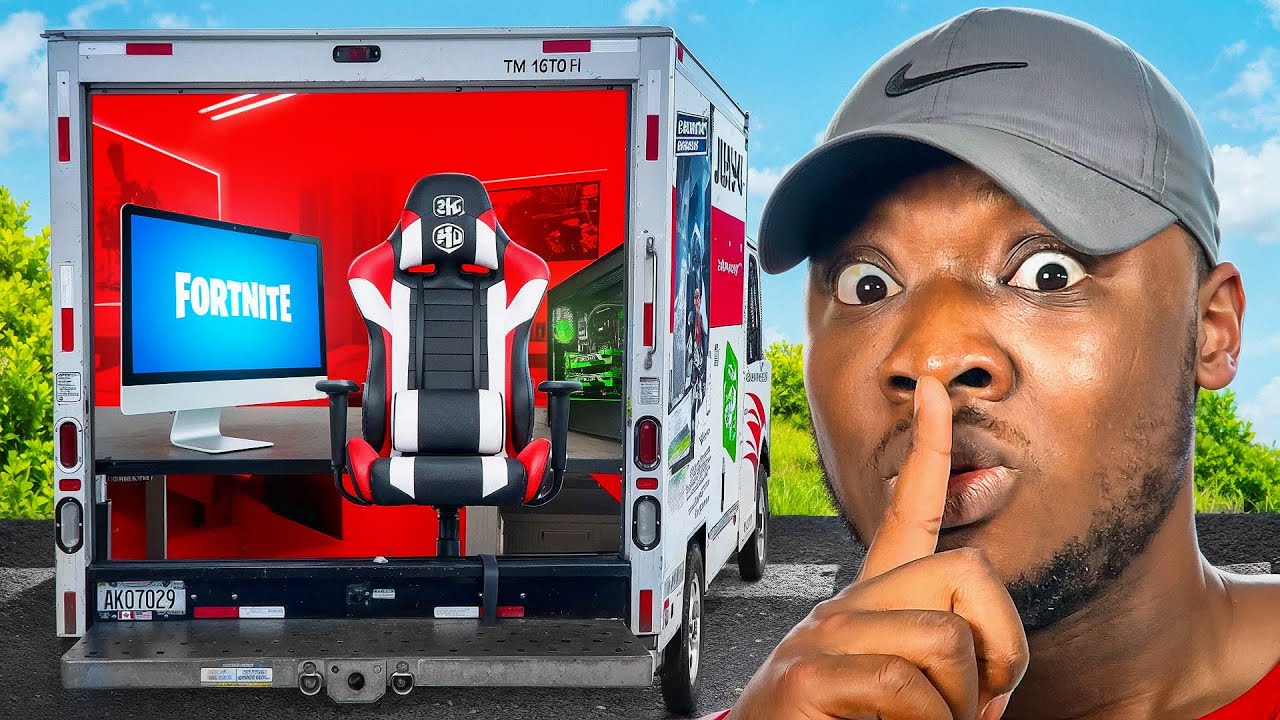 J’ai Construit Une Pièce Gaming Secrète Dans Un Camion!😭 (ON M’A KIDNAPPÉ)