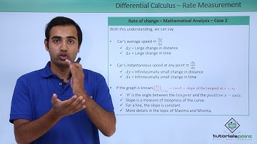 Class 11th – Calculus –Differentiation | Vectors and Calculus | Tutorials Point