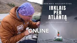 Irklais per Atlantą jau ONLINE! Judu link 5000km ribos