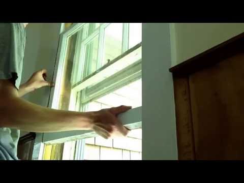 How To Repair Window Sash Rope/Weights