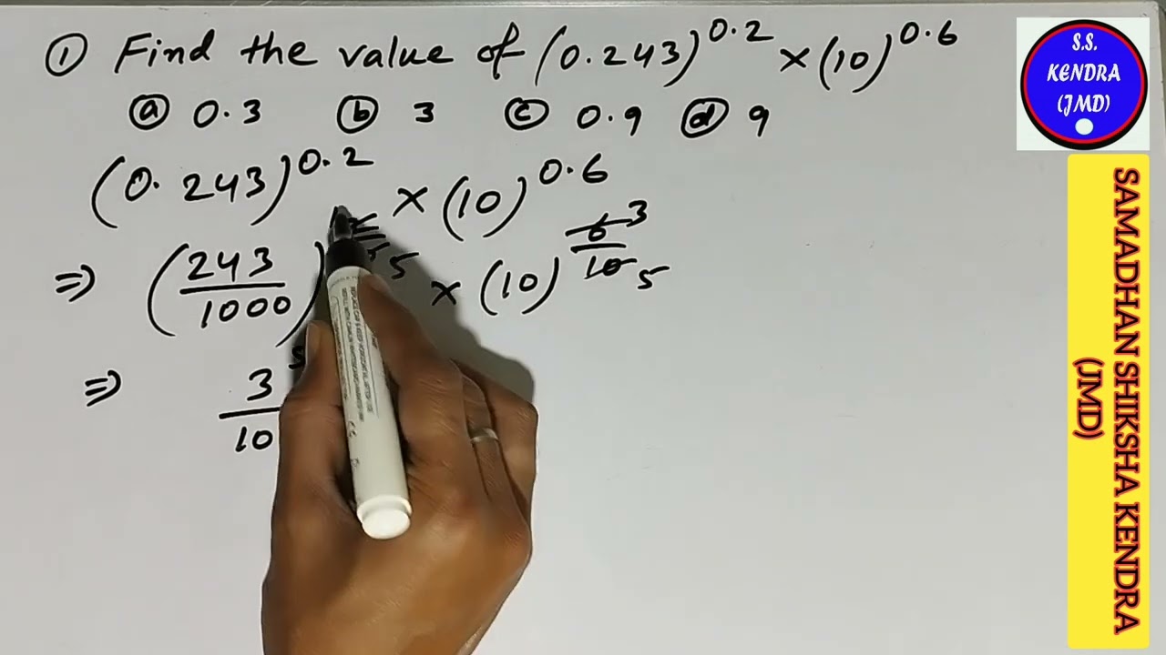 0.3を一本と0.4を二本 1本選択3.6mm対応 Find the value of (0.243) ^0.2 X (10) ^0.6 or the value of