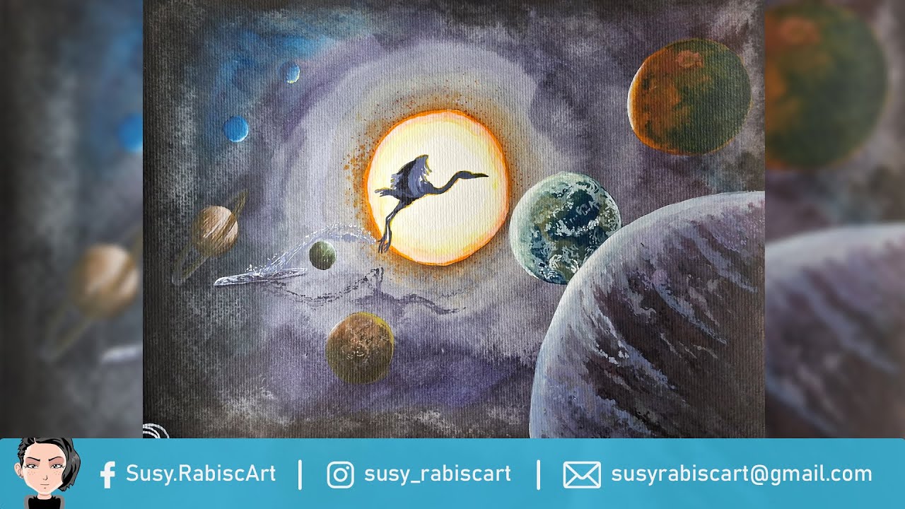 Voando no Horizonte - Speed Painting