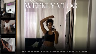 WEEKLY VLOG: new wardrobe pieces, waxing at home  &amp; revamping my beauty room