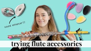 trying flute accessories and gadgets! | sound enhancers, pneumo pro, & more