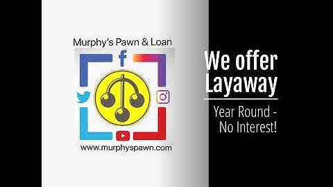 We offer Layaway