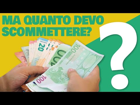 Video: Quanti soldi vengono scommessi ogni anno?