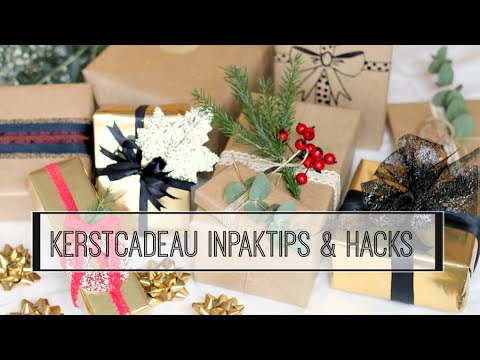 10 x handige en originele kerstcadeautjes inpaktips