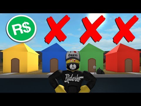 VYBER SI SPRÁVNÝ DŮM A VYHRAJEŠ 1000 ROBUXŮ