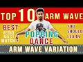 Top 10 wave variation (popping dance) by Yaman