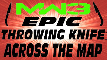MW3 Epic Throwing Knife Across The Map Bakaara