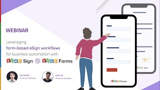 Leveraging form-based eSign workflows for business automation with Zoho Sign + Zoho Forms