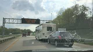 Indiana state driving from Terre Haute IN to Marshall IN - hyw I70 05/24 - to Dallas TX part 2 by RoadTripsGlobal 276 views 12 days ago 12 minutes, 19 seconds