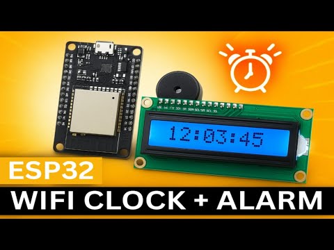 DIY ESP32 Wi-Fi Clock with Alarm | Internet Time + Buzzer!