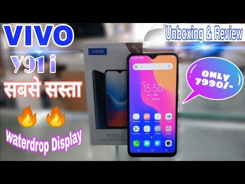 vivo y91i , unboxing and review Vivo y91i blue