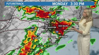 Threat level for severe weather increased for Harris County this afternoon | Large hail possible