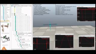 One leg Hopper v0.1, V-REP