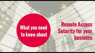 Remote Access Security for your business// KD Professional Accounting Calgary Business Tips