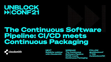 UnblockConf21 – Buildkite Webinar with Cloudsmith