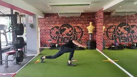 Spider man stretch ( w/ rotation)