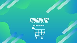 Einkaufsliste - YourNutri screenshot 2