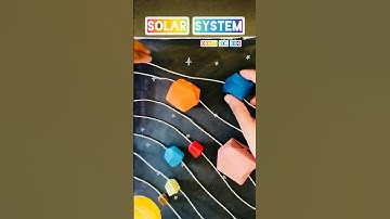 Solar System Craft for kids | 3D Solar System model | Solar System Model Ideas for Kids | Paper Ball