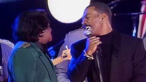 1991 Eddie Murphy & James Brown On Stage (richard pryor tribute)