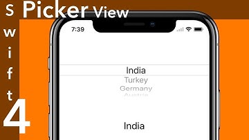 How to use UIPickerView (Swift 4 + Xcode 9.0)
