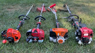 String Trimmer Comparison Echo vs Maruyama vs Stihl vs Honda.