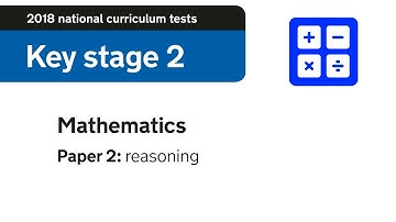 2018 Paper 2 - Reasoning - KS2 Maths