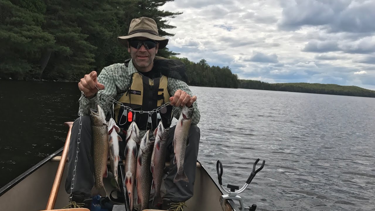 Spring canoe and fishing trip into Biggar lake in Algonquin park YouTube