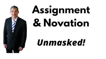 Assignment vs Novation - fancy words for the same thing?