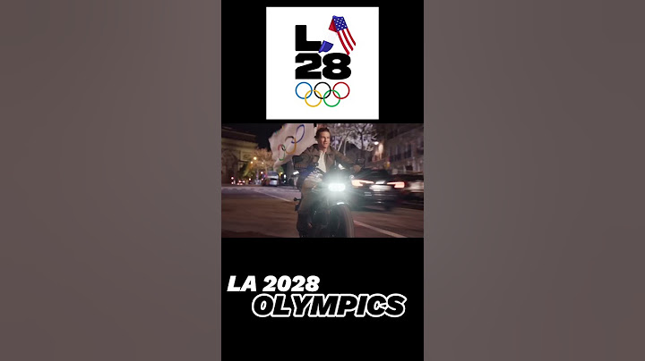 TOM CRUISE - Olympics Handoff from Paris to Los Angeles #losangeles #paris #california