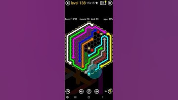 How To Solve Flow Free Hexes Sunflower Pack Level 138 15x15 Board Walk Through Solution Walkthrough