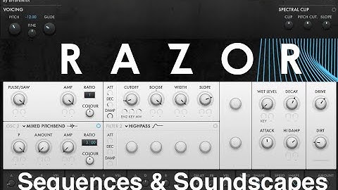 Razor | Additive Synth by Native Instruments // Preset Test: Sequences & Soundscapes
